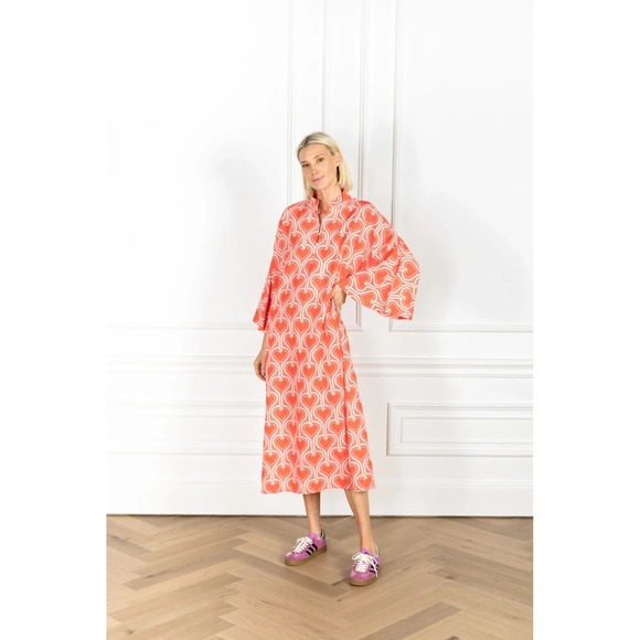 La Vie Style House Dresses & Skirts - New NWT La Vie Style House Caftan Maxi Infinite Hearts